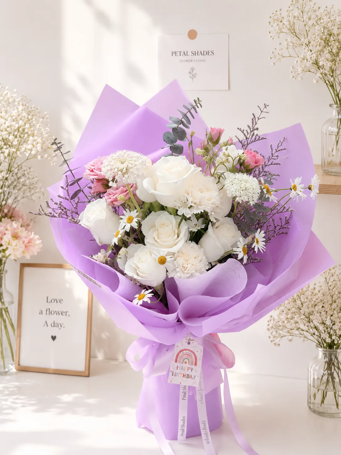 White Lavender Bouquet